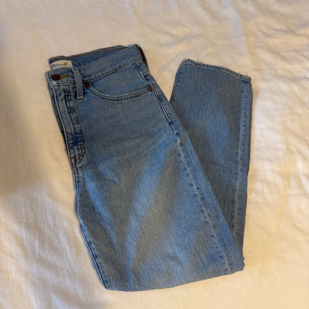 Madewell Light Blue Straight Jeans